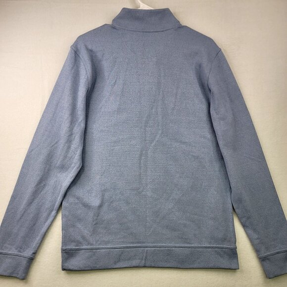 Walter Hagen Mens Small 1/4 Zip Sweatshirt Blue Heather Golf Preppy - Picture 8 of 11